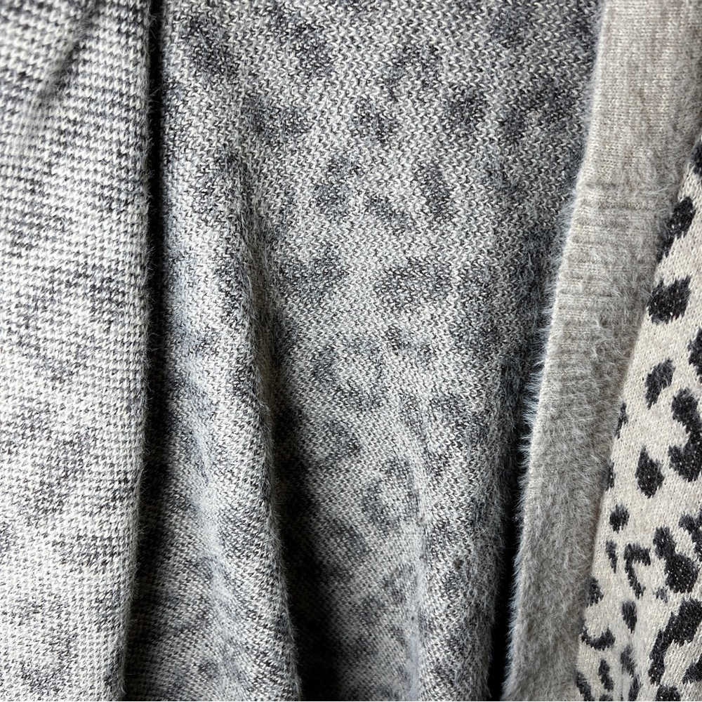 Anthropologie Akemi + Kin Louise Leopard Print Open-Front Cardigan OS - Picture 9 of 10